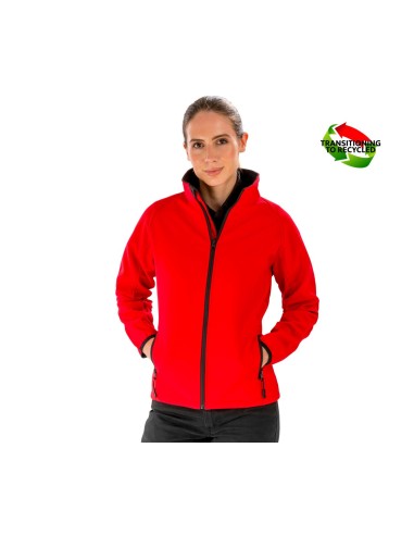 RES-R231F-Womens Printable Softshell Jacket with Recycled Fleece Inner
